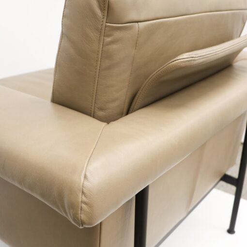 LORENZO ARMCHAIR - BEIGE LEATHER - Image 6