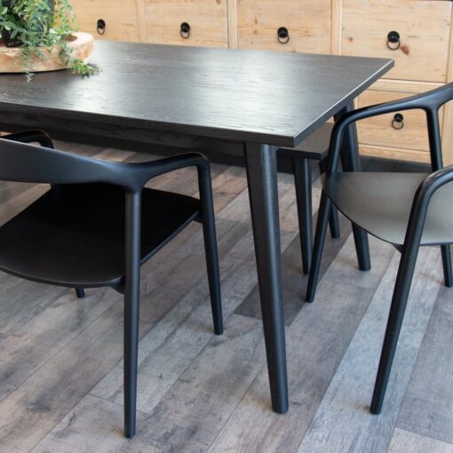 VAASA DINING TABLE BLACK - 4 SIZES - Image 8