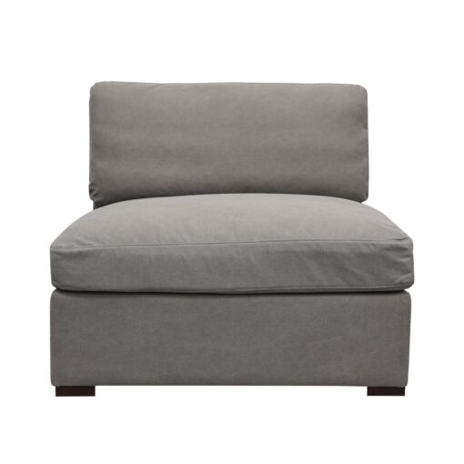 LISBON 5 PIECE MODULAR SOFA SETTING - GREY - Image 5