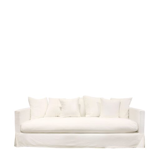 LUXE SOFA 3 SEATER CREAM SLIP COVER