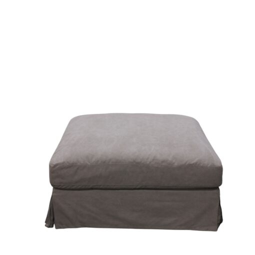 LUXE OTTOMAN GREY