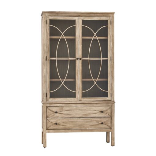 CLAREMONT DISPLAY CABINET - GREY WHITE