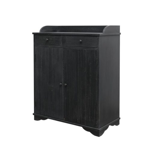 ANTONIO SMALL CABINET - MATT BLACK - Image 2