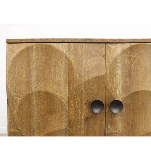 CASSIE CARVED OAK SIDEBOARD - Image 6