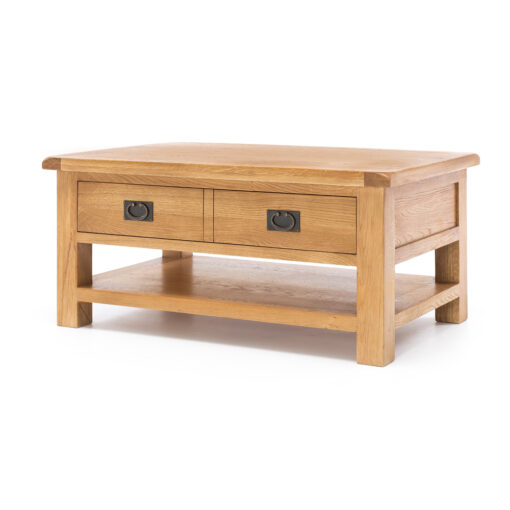 SALISBURY LGE COFFEE TABLE C/W 1 LGE DRW (KD) - Image 2