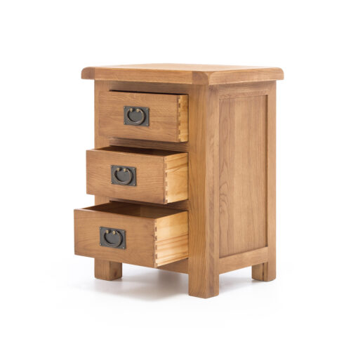 Salisbury Bedside Cabinet 3 drawer - Image 3