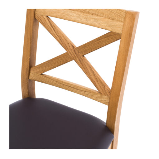 SALISBURY BARSTOOL C/W BROWN SEAT PAD - Image 5