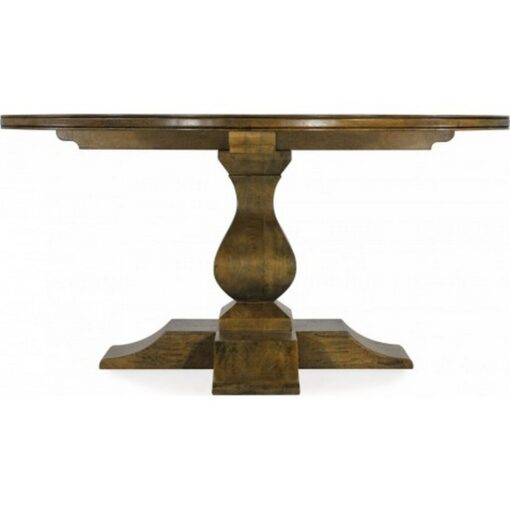 BOSQUET PEDASTAL ROUND DINING TABLE RUSTIC VINTAGE - Image 3