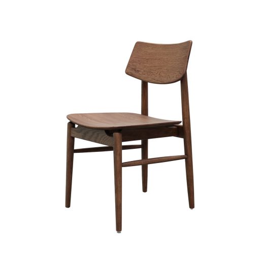 OSLO DINING CHAIR - BROWN - Image 6