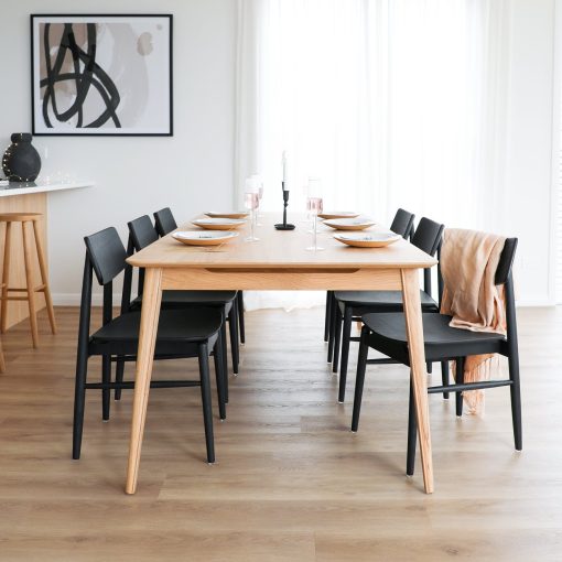 ROKKE DINING TABLE 220CM- OAK - Image 5