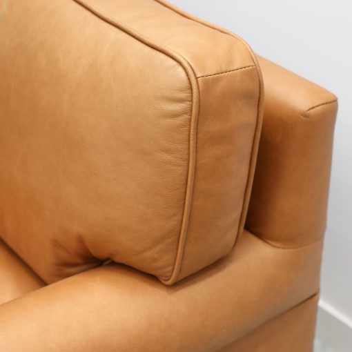 Brunton Armchair - Camel Leather - Image 8