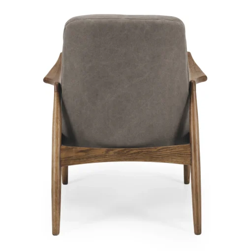 STENIER ARMCHAIR FULL CANVAS CHARCOAL - Image 4