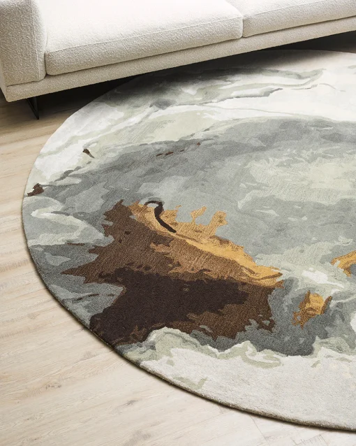 ULURU ROUND FLOOR RUG - Image 6