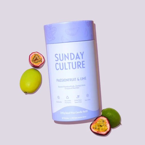 SMALL PASSIONFRUIT AND LIME CANDLE REFIL