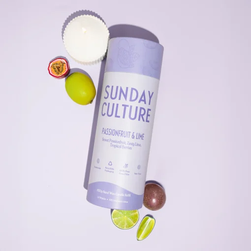 LARGE PASSIONFRUIT AND LIME CANDLE REFILL