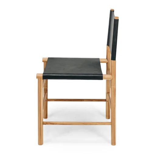 NED DINING CHAIR - BLACK - Image 3