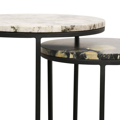 MONACO NESTING SIDE TABLE SET - ALASKA - Image 4