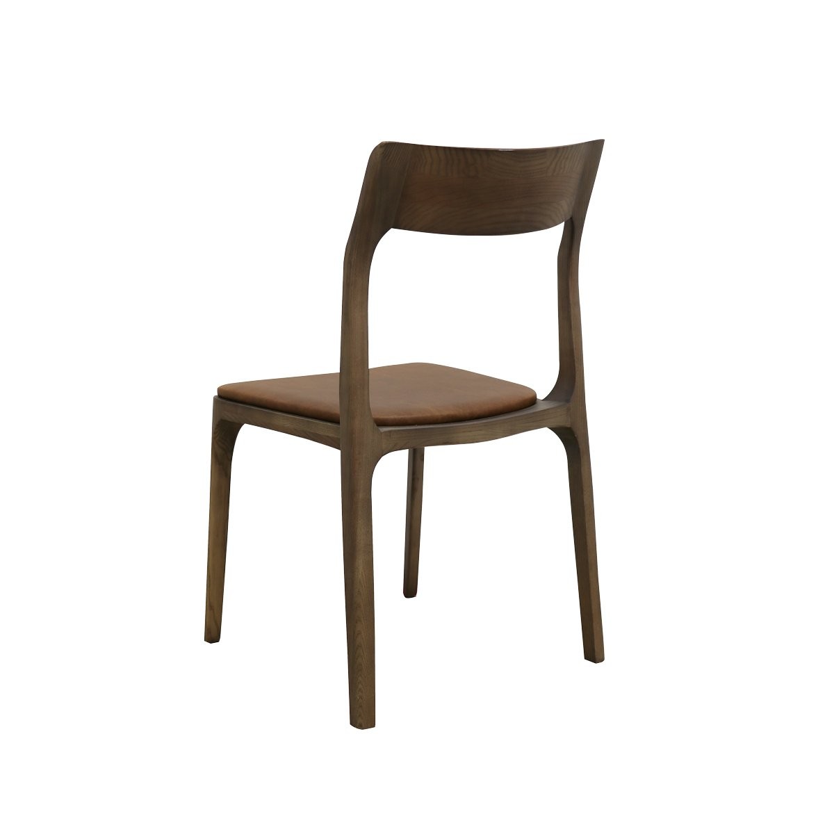 COOPER STACKABLE CHAIR -BROWN/LEATHER - Image 4