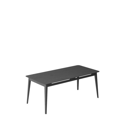 ROKKE DINING TABLE 180CM- OAK/BLACK - Image 4