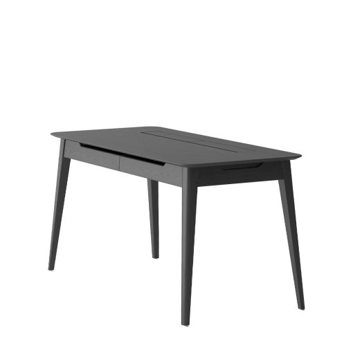 RYEN STUDY DESK- SOLID OAK/BLACK - Image 3