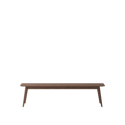 ROKKE BENCH 150CM-OAK/ WALNUT