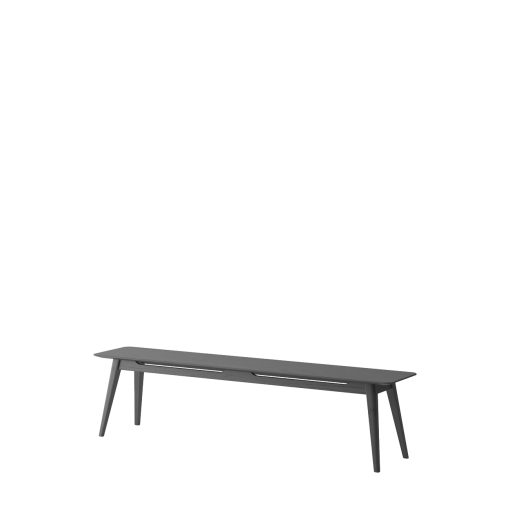 ROKKE BENCH 150CM-OAK/ BLACK - Image 8