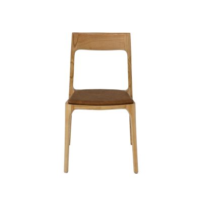 COOPER DINING CHAIR - TAN LEATHER