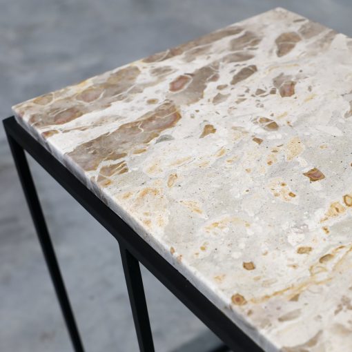 DION SIDE TABLE - BEIGE - Image 3