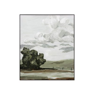 PHOTOGRAPHIC COUNTRY VIEW GREEN FRAMES CANVAS