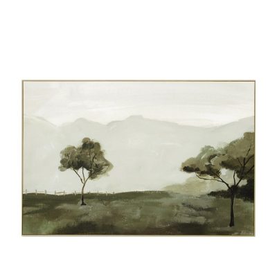PHOTOGRAPHIC COUNTRY HILLS GREEN FRAMES CANVAS