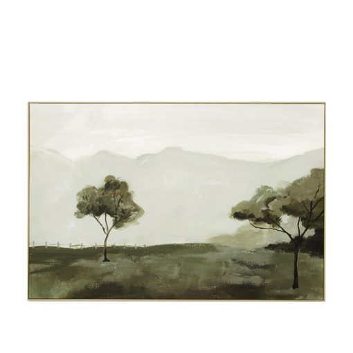 PHOTOGRAPHIC COUNTRY HILLS GREEN FRAMES CANVAS