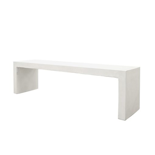 PALMA LONG BENCH WHITE - 160CM - Image 2