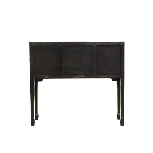 ORIENTAL PAINTED CONSOLE - PETITE BLACK VINTAGE - Image 5