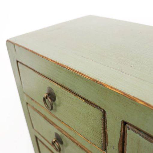 ORIENTAL PAINTED CONSOLE - PETITE VINTAGE GREEN - Image 7