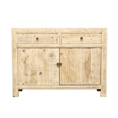 ORIENTAL 2 DRAWER SIDEBOARD - NATURAL FINISH