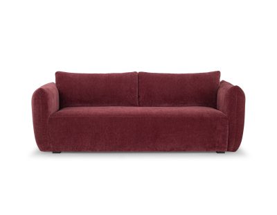 GRACE 3 SEATER SOFA - CLARET
