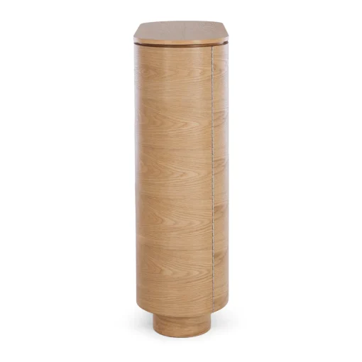 AKITA NATURAL OAK BAR CABINET - OAK TOP - Image 4