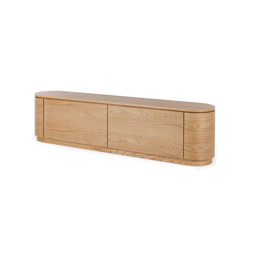 AKITA NATURAL OAK ENTERTAINMENT UNIT - OAK TOP - Image 4