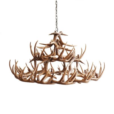 ANTLER CHANDELIER - LARGE, NATURAL