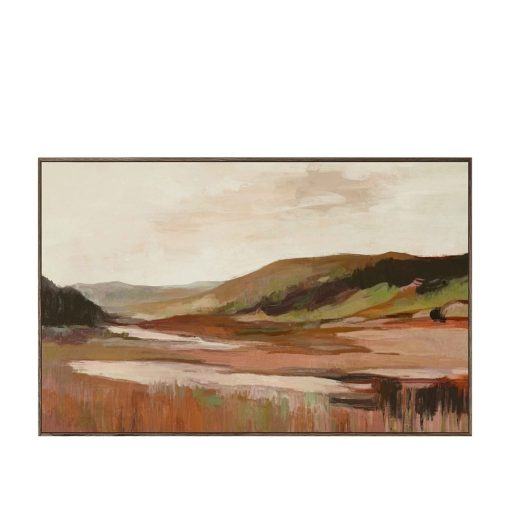 MISTRA - HAND PRINTED FRAMED CANVAS