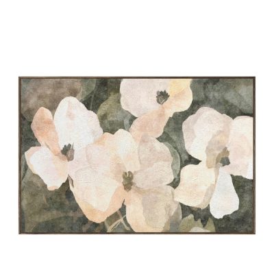 POPPY - TEXTURED SURFACE FRAMED CANVAS