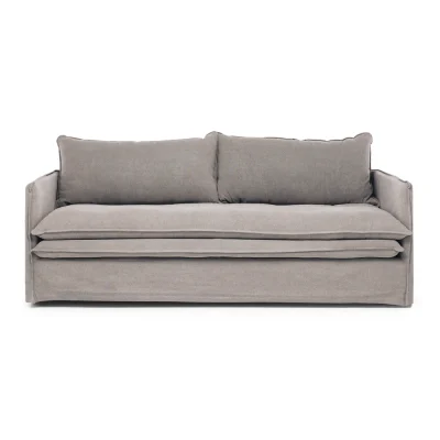 HAMILTON SLIPCOVER 3 SEATER SOFA - CEMENT