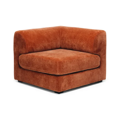 HARMONY 3 SEATER MODULAR CHAISE - RUST - Image 4