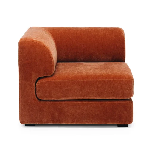 HARMONY 3 SEATER MODULAR CHAISE - RUST - Image 3