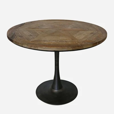 CAIRO SUNBURST PARQUET TOP DINING TABLE