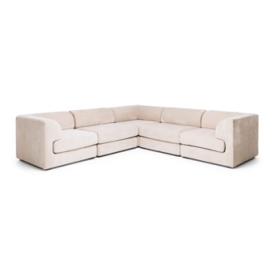 HARMONY 5 SEATER MODULAR CNR - SAND