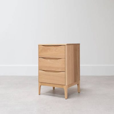 HAVELOCK 3 DRAWER BEDSIDE - 11 COLOURS