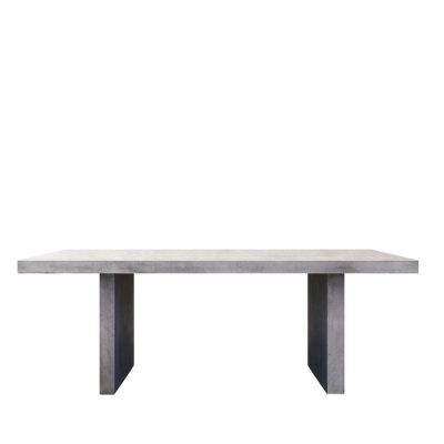 PALMA OUTDOOR CONCRETE DINING TABLE 200CM - 2 COLOURS