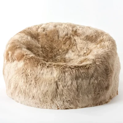 SHEEPSKIN BEAN BAG - 5 COLOURS 2 SIZES