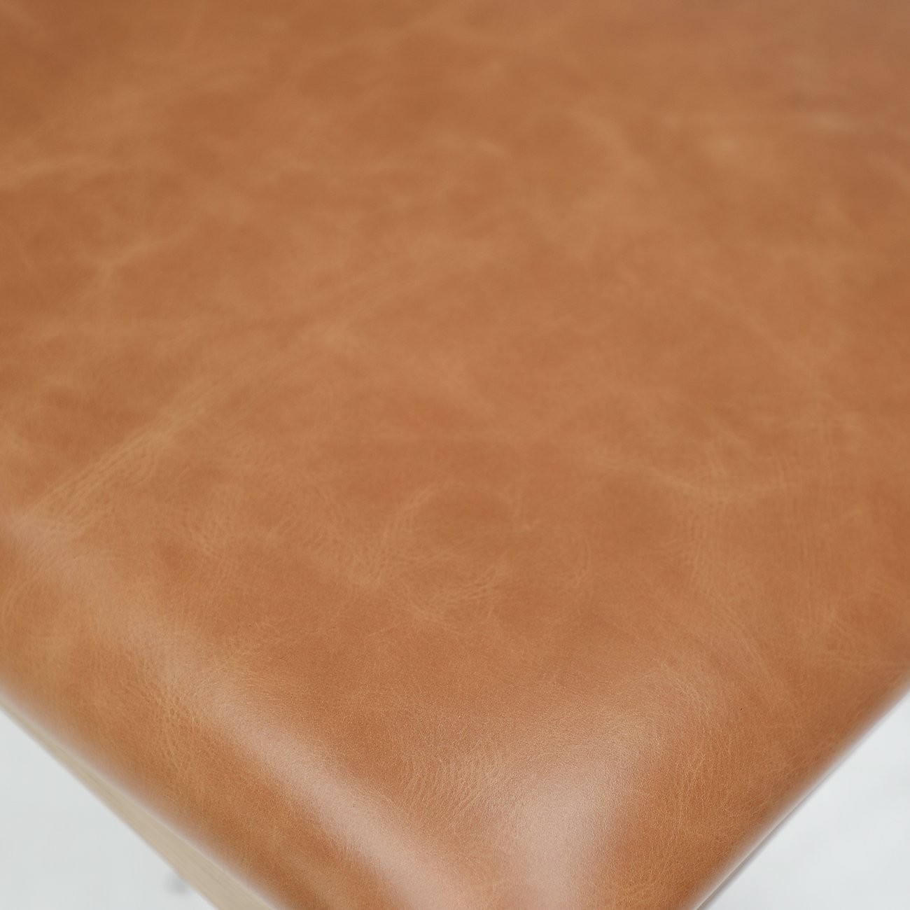 BOWEN DINING CHAIR - NATURAL FRAME / TAN LEATHER - Image 5